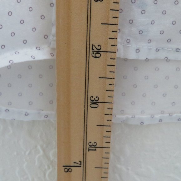 Report Collection* Men's Long Sleeve Button Down Curved Hem BOHO Shirt~ Large - Picture 8 of 11